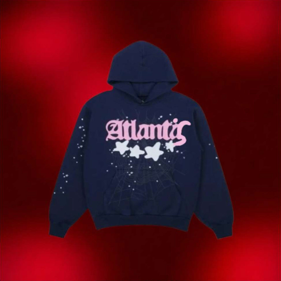 Sp5der Atlanta Hoodie Navy